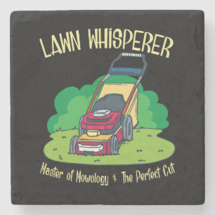 Lawn Mower - Lawn Whisperer Stone Coaster