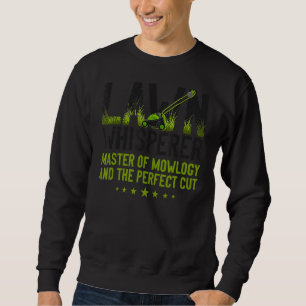 Lawn Mower Mowing Dad Father Landscaper Vintage La Sweatshirt