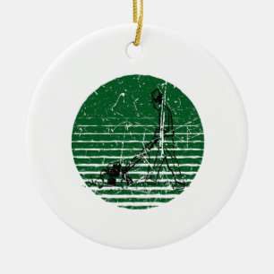 Lawn Mower Retro Ceramic Ornament