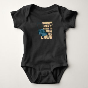 Lawn Mowing Baby Bodysuit