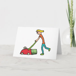 Lawn Mowing Card