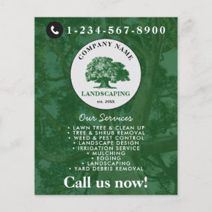 Lawn Mowing Landscaping Garden Lawn Care Tree Flyer