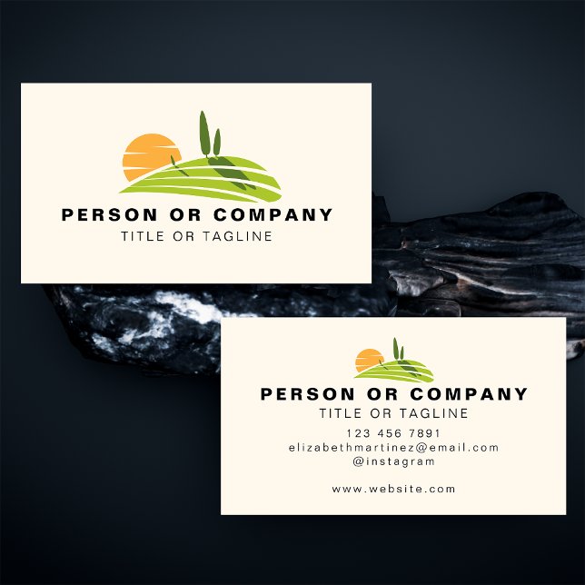Lawn Mowing Landscaping Gardening Services Custom Business Card (Creator Uploaded)