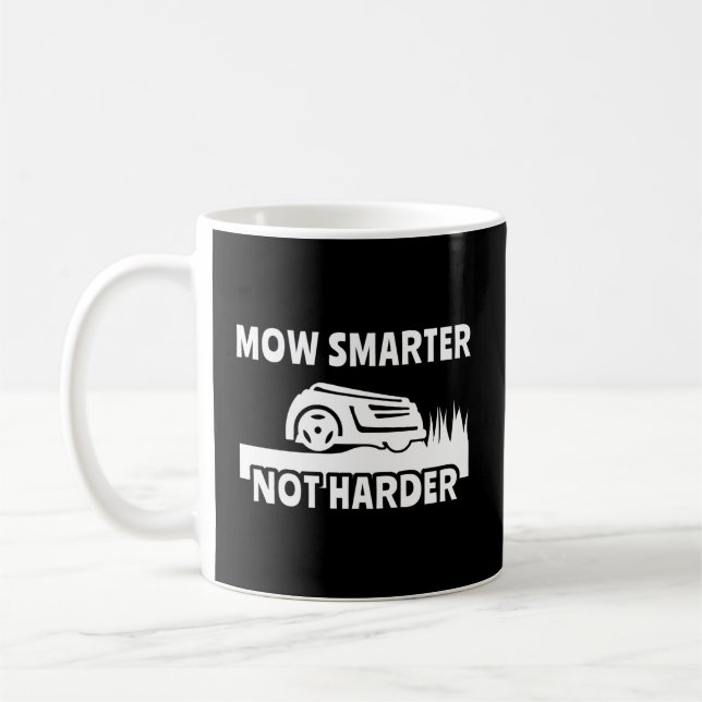 Lawn Mowing Robot Lawnmower Robotic Lawn Mower Coffee Mug (Left)