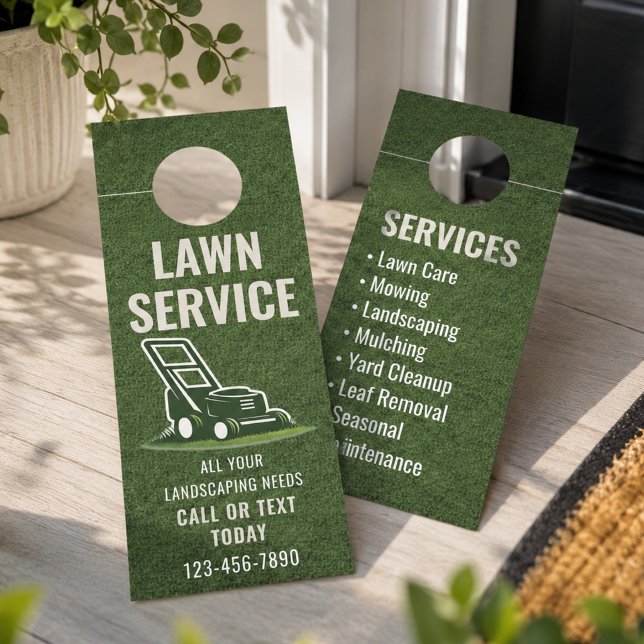 Lawn Mowing Services Door Hanger (Creator Uploaded)