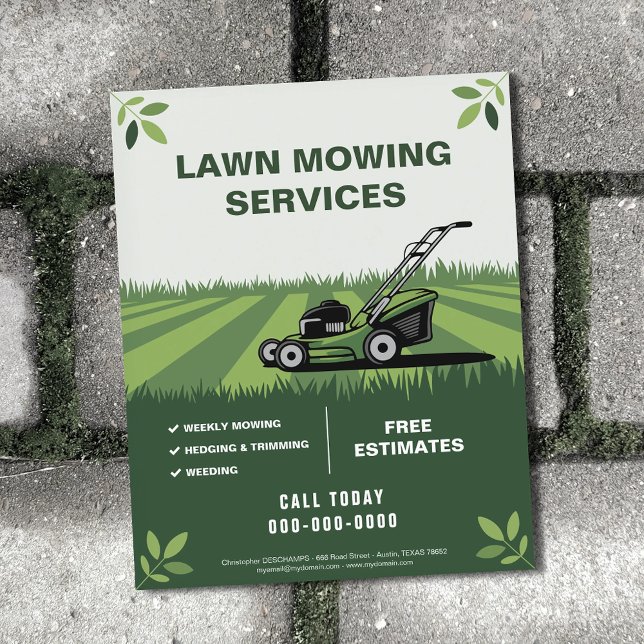 Lawn Mowing Services Flyer (Lawn Mowing Services Flyer)