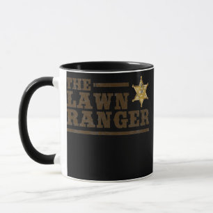Lawn Ranger Lawn Mower Mowing Father's Day  Mug