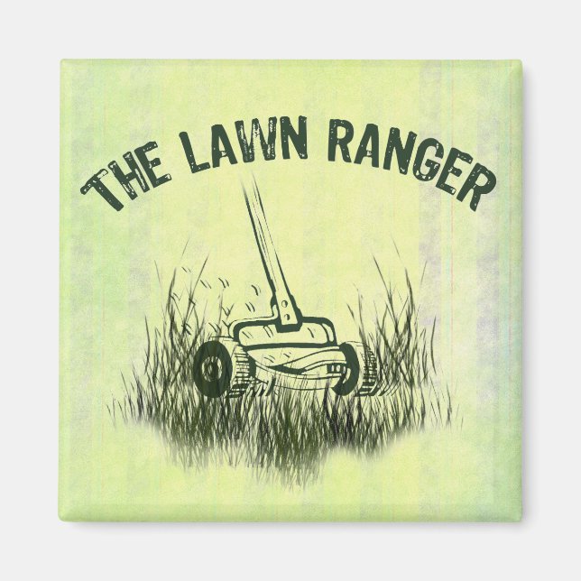 Lawn Ranger Magnet (Front)