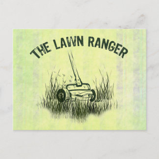 Lawn Ranger Postcard