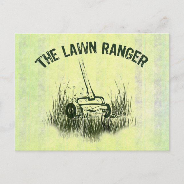 Lawn Ranger Postcard (Front)