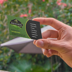 Lawn Service Company Business Card