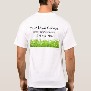 Lawn Service Simple Work Shirts New