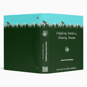 Lawn Silhouette Butterfly Promotional Binder
