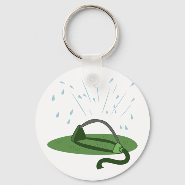 Lawn Sprinkler Keychain (Front)