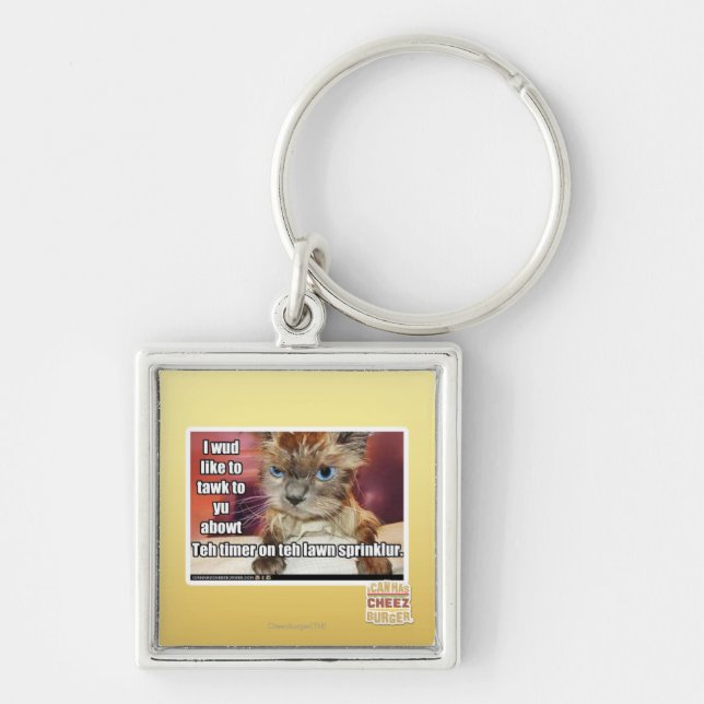 Lawn Sprinklur Timer Keychain (Front)