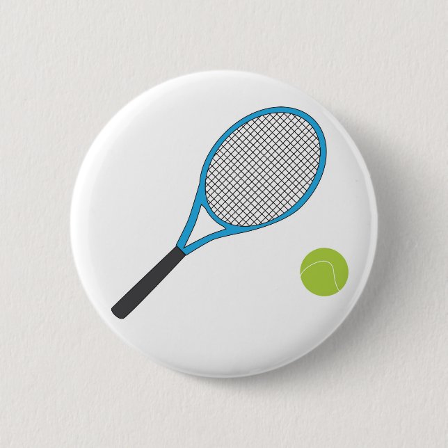 Lawn Tennis 2 Inch Round Button (Front)