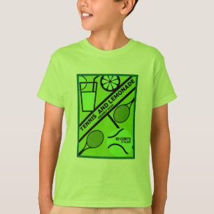 Lawn Tennis Player Graphic Art    T-Shirt
