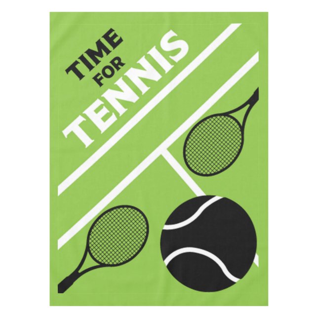 Lawn Tennis Players  Tablecloth (Front)