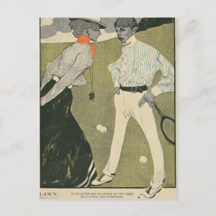 Lawn Tennis Postcard