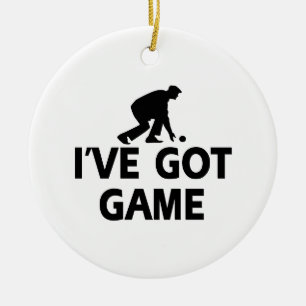 LAWNBOWL.png Ceramic Ornament