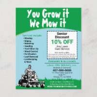 Lawncare Landscaping Grass Cutting Flyer