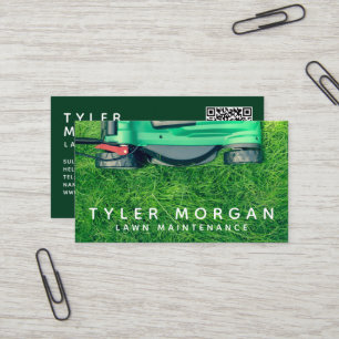 Lawnmower Grass Lawn Care Business Card