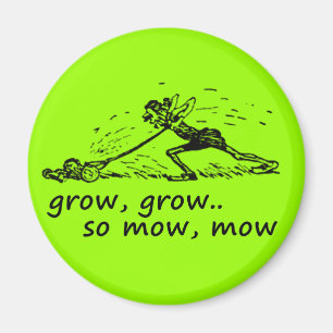 Lawnmower Man Magnet