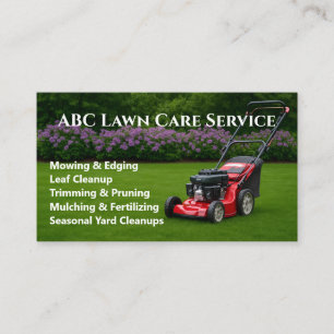 Lawnpro Premium Service Business Card