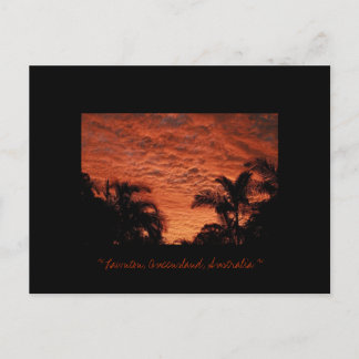 Lawnton Sunset - Customized Postcard