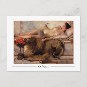 Lawrence Alma-Tadema #189 - Carte postale d'art fi
