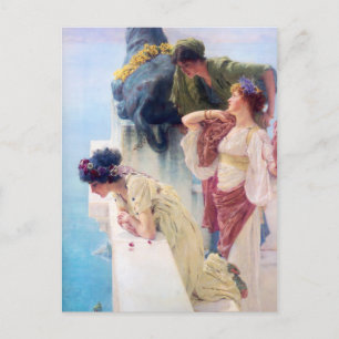 Lawrence Alma Tadema A Coign of Vantage Postcard