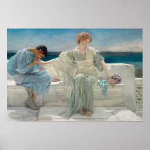 Lawrence Alma-Tadema - Ask Me No More Poster