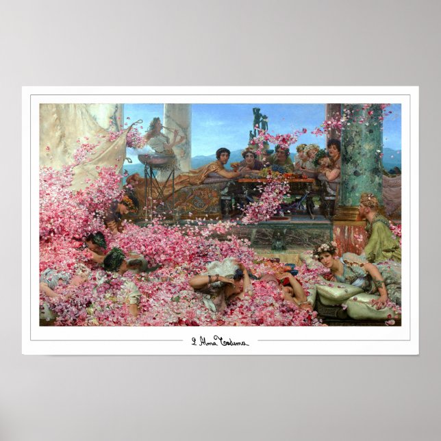 Lawrence Alma-Tadema Zedign Art Poster #162 (Front)