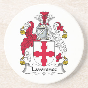 Lawrence Family Crest Coaster