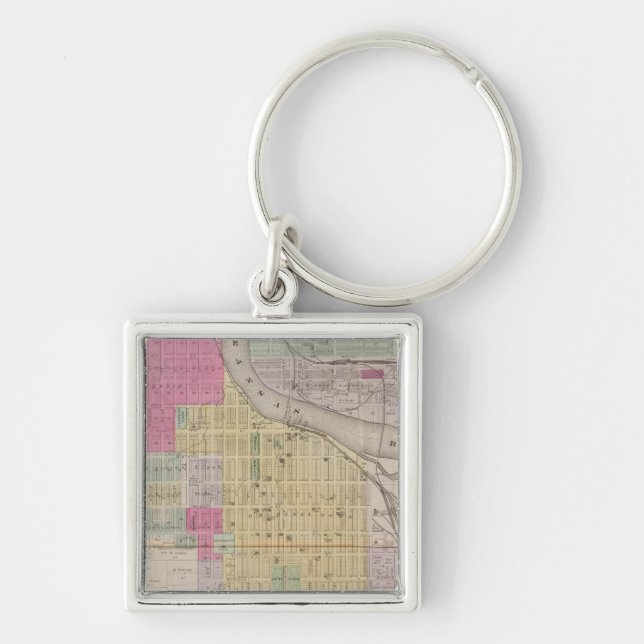 Lawrence, Kansas Keychain (Front)