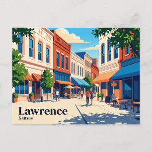 Lawrence Kansas Postcard