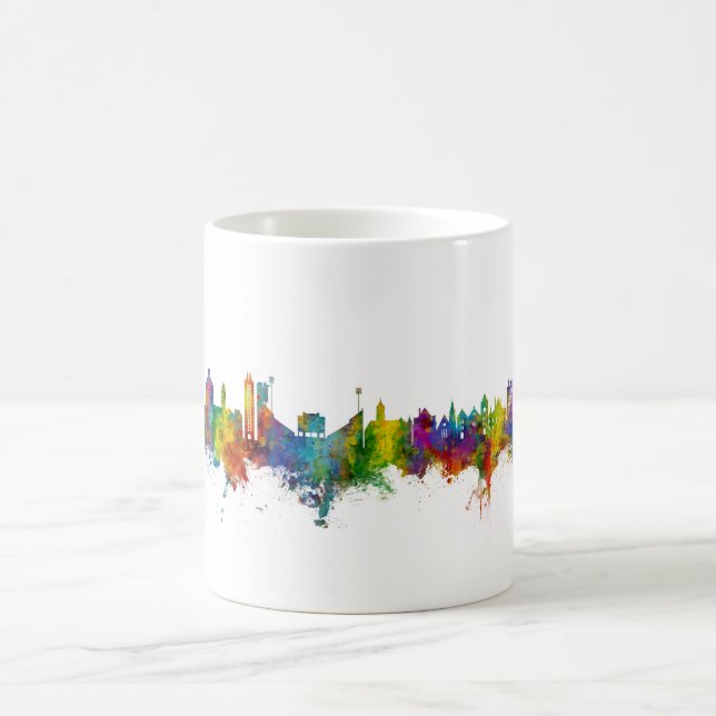 Lawrence Kansas Skyline Coffee Mug (Center)