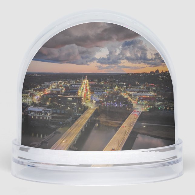 Lawrence Times downtown view Snowglobe (Front)
