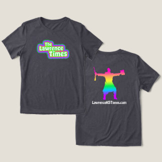 Lawrence Times groovy femme - charcoal Tri-Blend Shirt