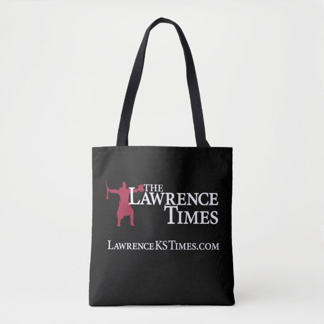 Lawrence Times shoulder tote Bag (Front)