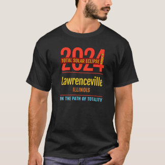 Lawrenceville Illinois IL Total Solar Eclipse 2024 T-Shirt