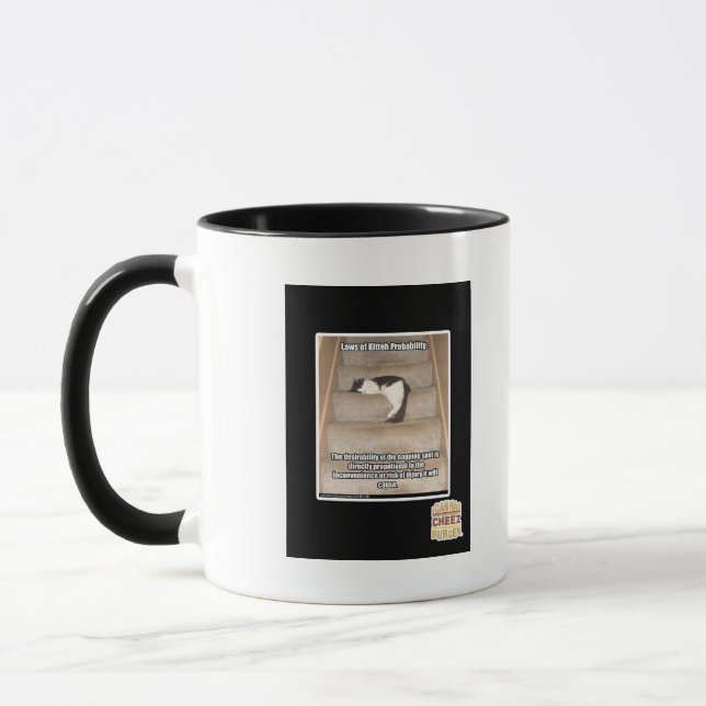 Laws of Kitteh Probability Mug (Left)