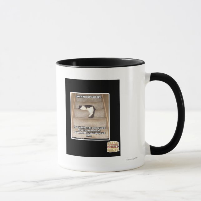 Laws of Kitteh Probability Mug (Right)