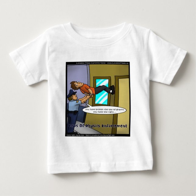 Laws Of Physics & Gravity Funny Gifts & Tees (Front)