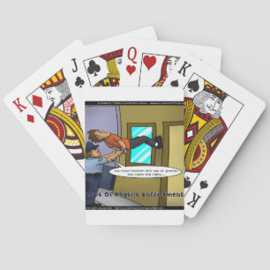 Laws Of Physics & Gravity Funny Gifts & Tees Playing Cards