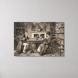 Lawyer 1895 canvas print