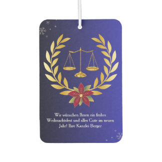 Lawyer Air Freshener Gift for Christmas