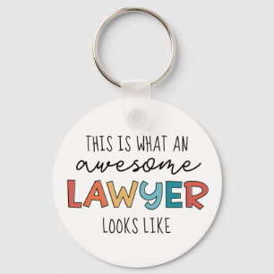 Lawyer   Attorney at Law   Awesome Lawyer Funny Keychain