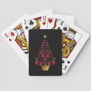 Lawyer Attorney Christmas Tree Playing Cards