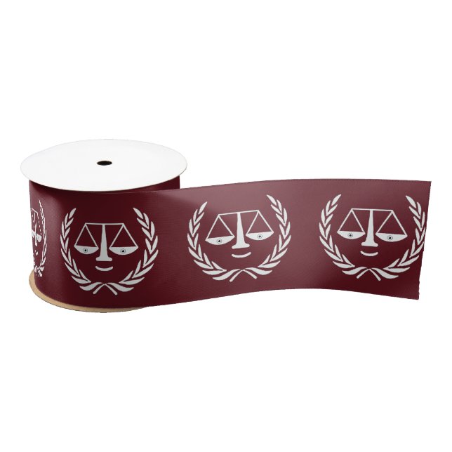 Lawyer Attorney Gift Satin Ribbon (Spool)
